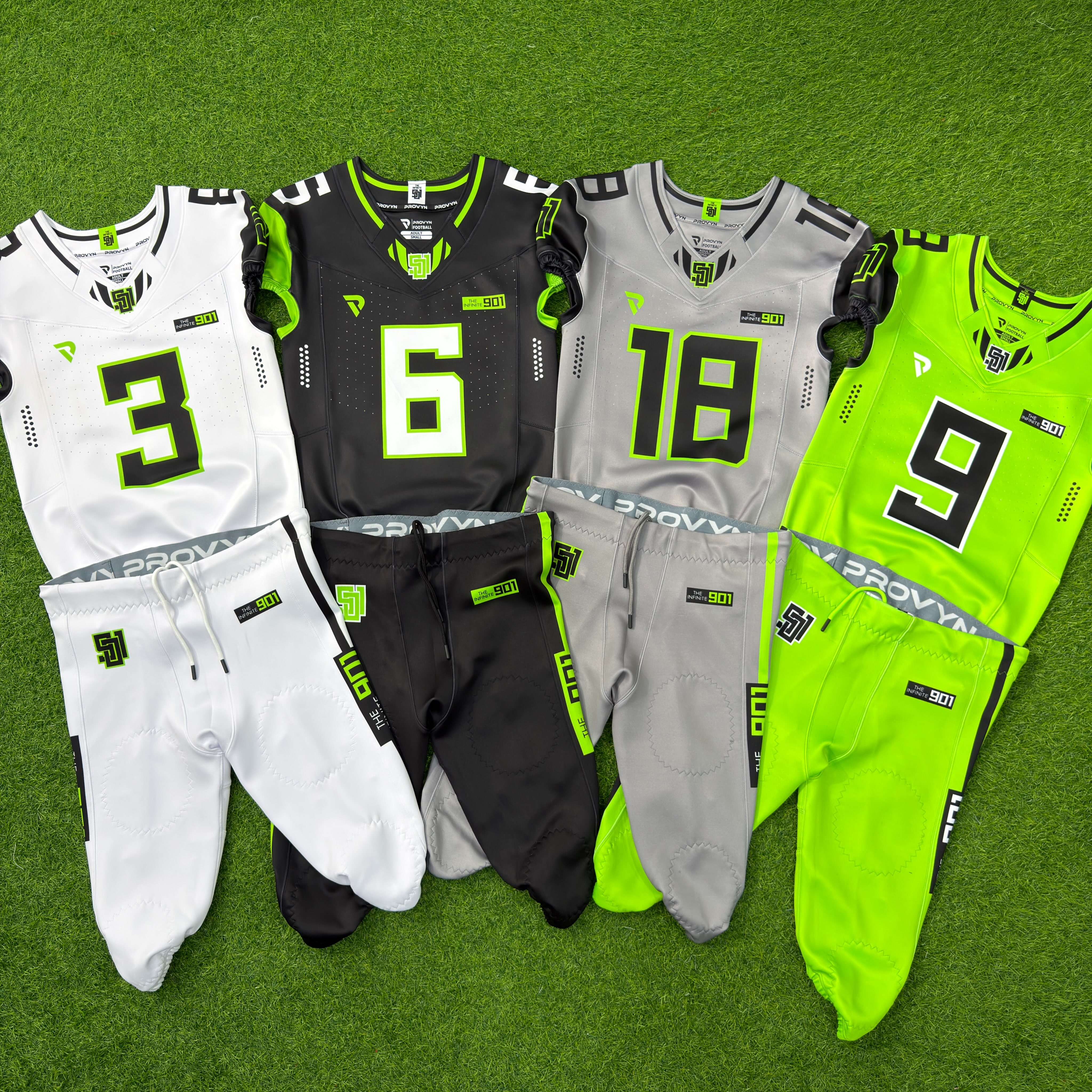 Custom American football uniforms